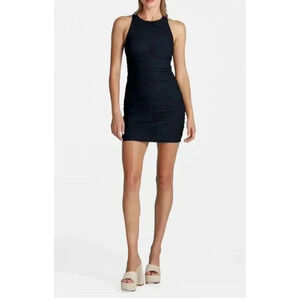 Commando Classic Ruched Mini black Dress size XS retail $298.00 NEW